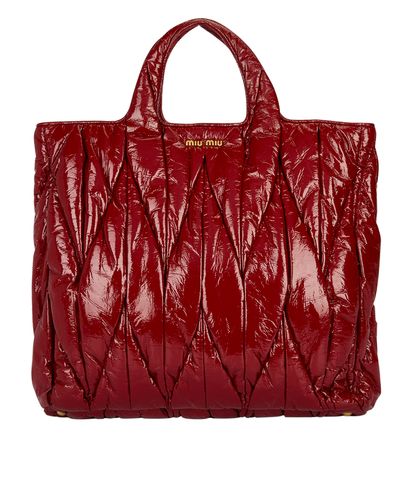 Miu Miu Gaufe Quilted Tote, front view